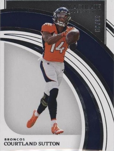 2022 Panini Immaculate Collection Courtland Sutton #30
