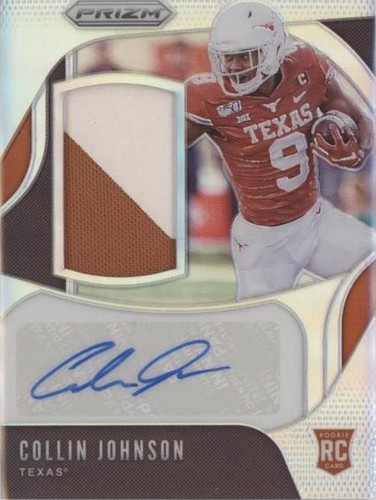 2020 Panini Chronicles Draft Picks Collin Johnson #9