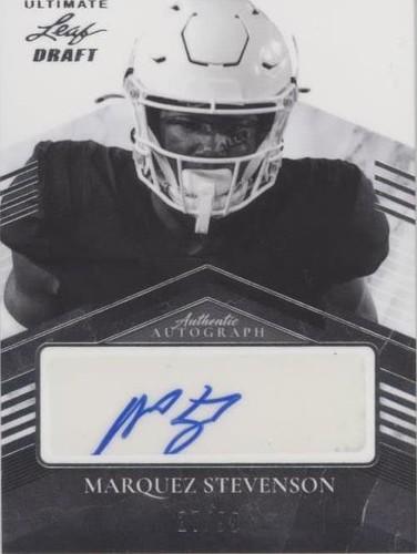 2021 Leaf Ultimate Draft Marquez Stevenson #PA-MS1