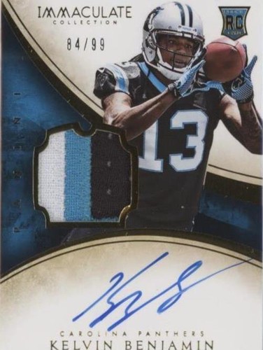 2014 Panini Immaculate Collection Kelvin Benjamin #110