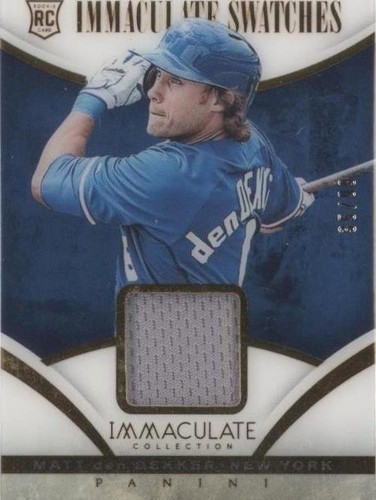 2014 Panini Immaculate Collection - Matt den Dekker #93