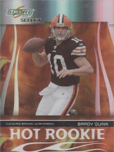 2007 Score Select Brady Quinn #HR-2