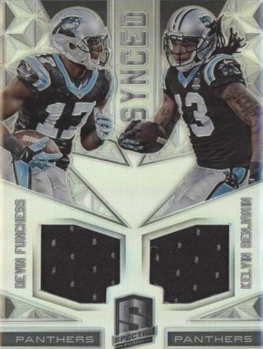 2016 Panini Spectra Devin Funchess Kelvin Benjamin #4