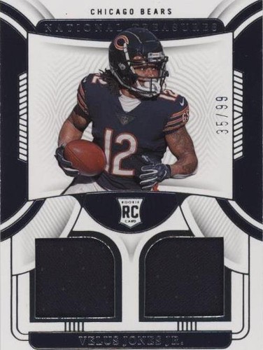2022 Panini National Treasures Velus Jones Jr. #RDM-VJO