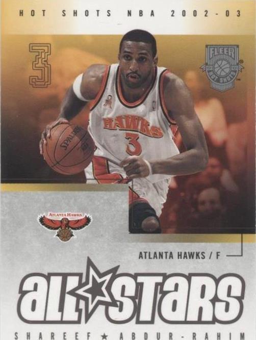 2002-03 Fleer Hot Shots - Shareef Abdur-Rahim #160