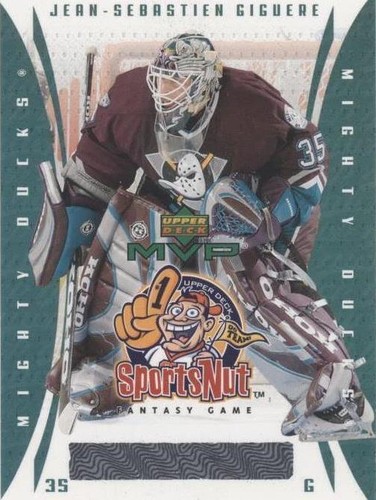 2003-04 Upper Deck MVP - Jean-Sebastien Giguere #SN1