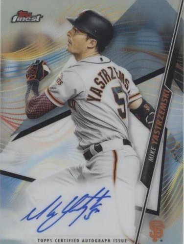 2020 Topps Finest - Mike Yastrzemski #FA-MY