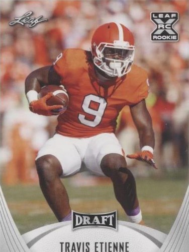 2021 Leaf Draft Travis Etienne #14