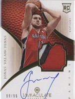 2012-13 Panini Immaculate Collection - Jonas Valanciunas #105