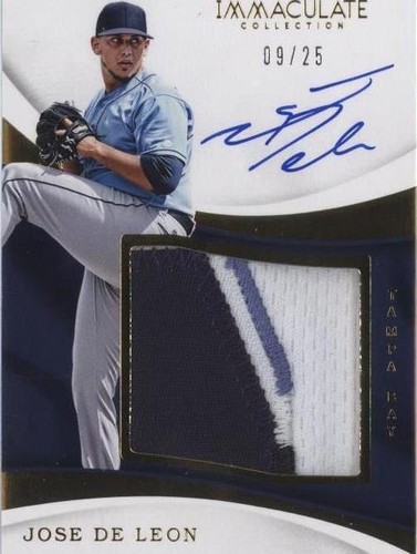 2017 Panini Immaculate Collection - Jose De Leon #RPP-JDL