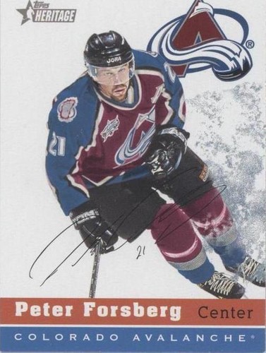 2000-01 Topps Heritage - Peter Forsberg #42