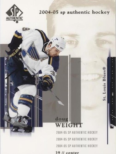 2004-05 SP Authentic - Doug Weight #77