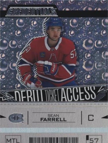 2023-24 Upper Deck Credentials - Sean Farrell #170