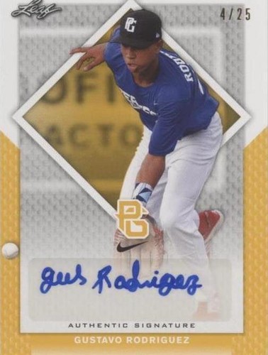 2016 Leaf Perfect Game National Showcase - Gustavo Rodriguez #BA-188