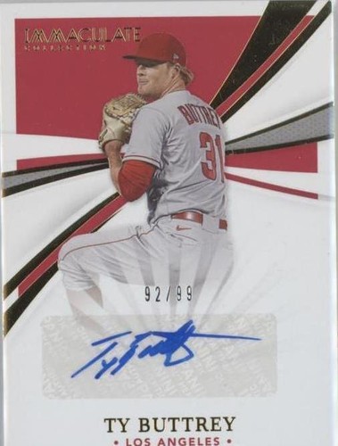 2021 Panini Immaculate Collection - Ty Buttrey #IS-TY