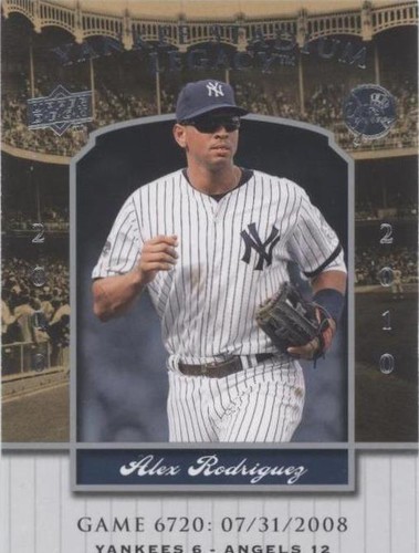 2008 Upper Deck - Alex Rodriguez #YSL6720