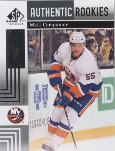 2011-12 SP Game Used Edition - Matt Campanale #149