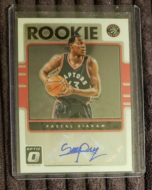 その他 Donruss Optic Pascal Siakam RC silver Pascal Siakam Toronto Raptors Optic Rookie Autograph Card | eBay