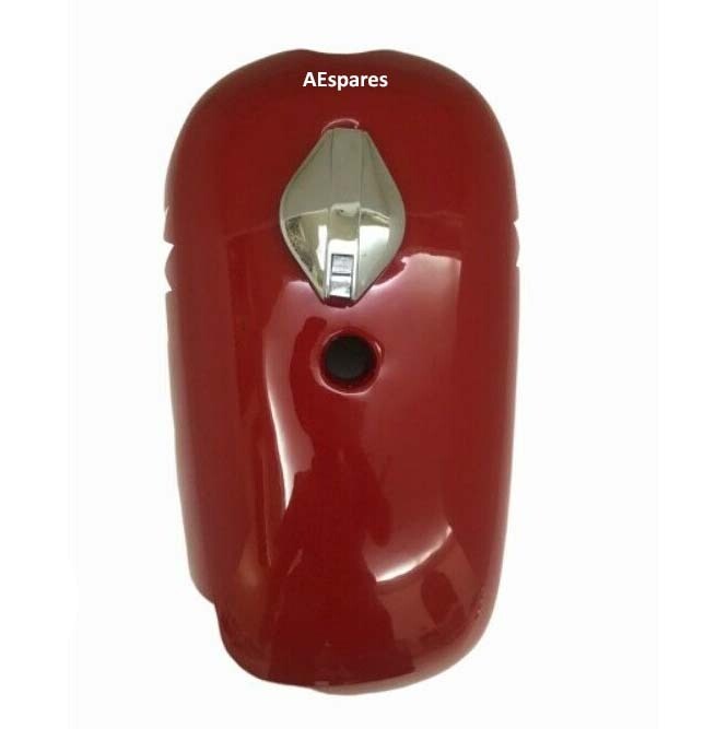 Fits BSA A65 Spitfire Hornet 2 Gallon Red Painted Steel Petrol Tank with Cap
