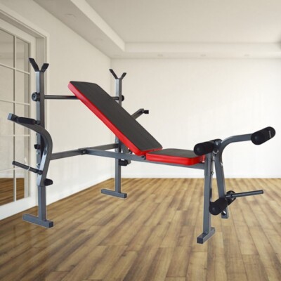 Portable Folding Weight Lifting Bed Indoor Bench Press Fitness Equipment