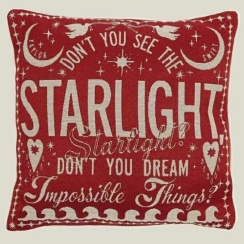 Taylor Swift Red Taylor's Version throw pillow STARLIGHT