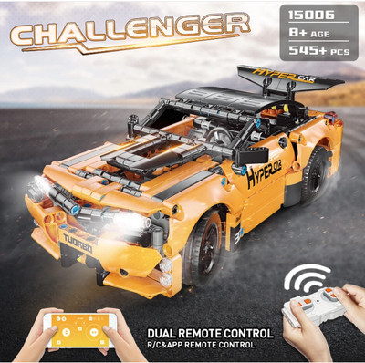 Dodge Challenger Mould King Rc Car; Model#15006 MOC Set