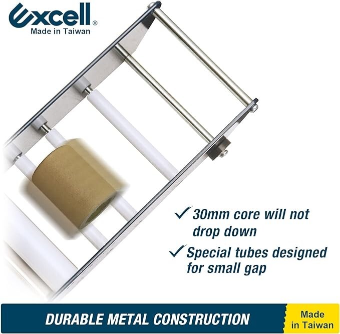 Excell Water Activated Gummed Kraft Paper Tape Dispenser for Shipping