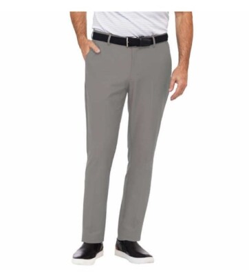 New Greg Norman ML75 Men s Performance Classic Golf Stretch Pant Grey