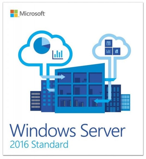 MSFT Window Server 2016 Standard Edition x64 64 bit 16 cores | 2CPU w/25 CAL
