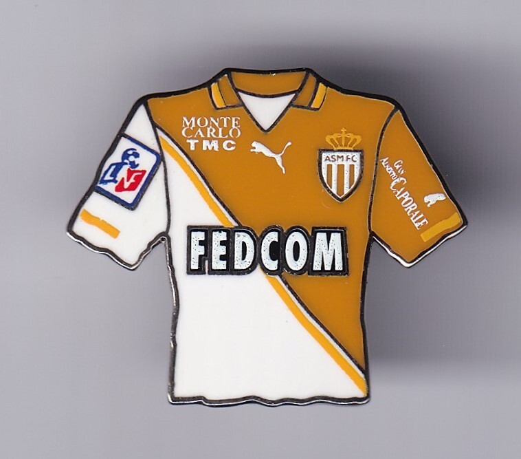 Rare Pins Pin'S .. Football Soccer Team Club Fedcom Tmc Asm Fc Monaco ~Fu