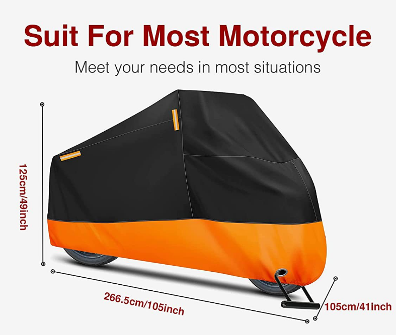 Motorcycle Cover Bike Waterproof Outdoor Rain Dust Sun UV Scooter Protector XXL