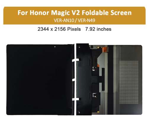 For Honor Magic V2 VER-AN10, VER-N49 Foldable LCD Display