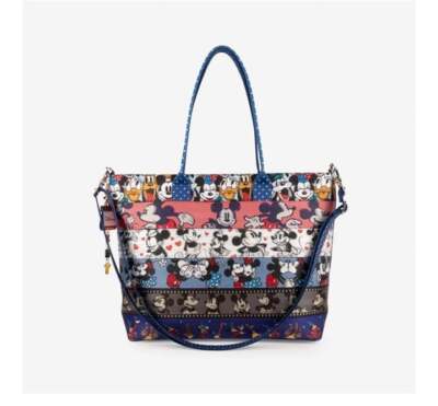 Harveys Seatbelt Mickey And Friends Harveys Medium Tote Disney Patchwork