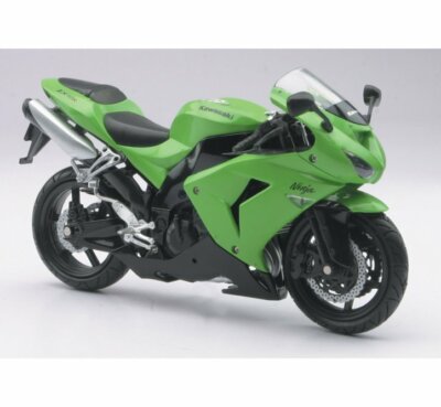 Kawasaki ZX-10R, Green - New Ray 42443A - 1/12 scale Model