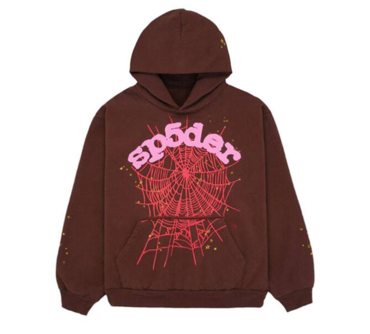 Authentic Sp5der Brown Web Hoodie Size Large, Never Worn | eBay