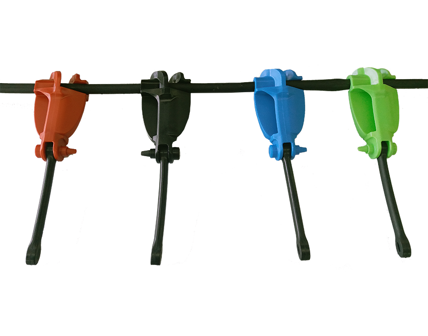 Zapco Storm Clips with TPU lanyard, oyster farming supplies