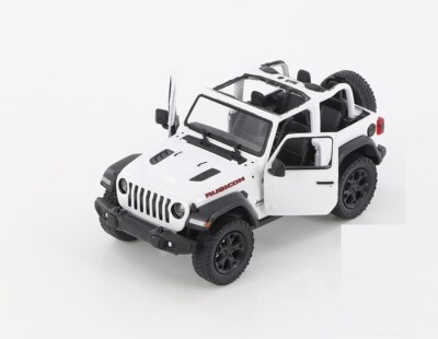 2018 Jeep Wrangler Rubicon  WHITE Diecast Model Toy Car 1:34 Scale 5''
