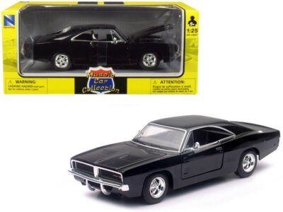 1969 DODGE CHARGER R/T 1/25 scale DIECAST CAR NEW RAY 71893B