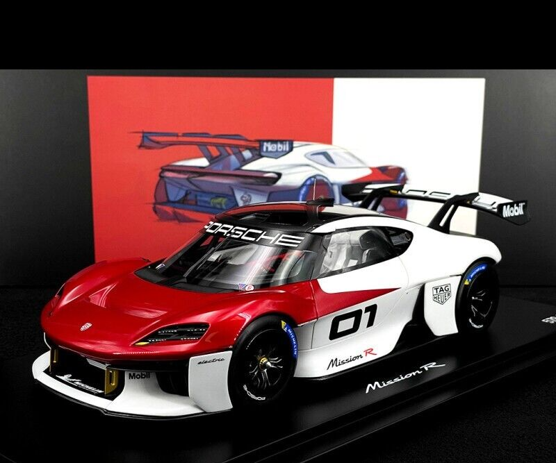 Spark 1/43 Porsche Mission E Custom 2018 Diecast Model Car