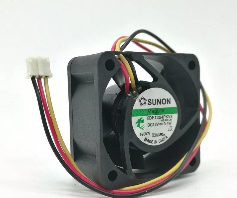 KDE1204PKV3 SUNON Axial Fan DC 12V 0.4W 40*40*20MM 3Pin 18dBA Silent Cooling Fan