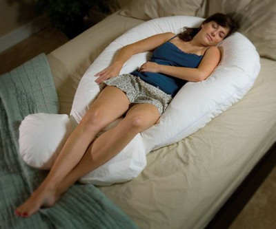 New Comfort-U Body Support Pillow Mattress COMFORT U BED - Snuggle Pillow