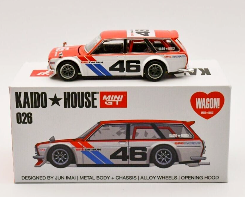 ミニカー Kaido House Datsun 510 Wagon //033 CHASE CAR - Kaido House x Mini GT Datsun 510 Wagon Advan