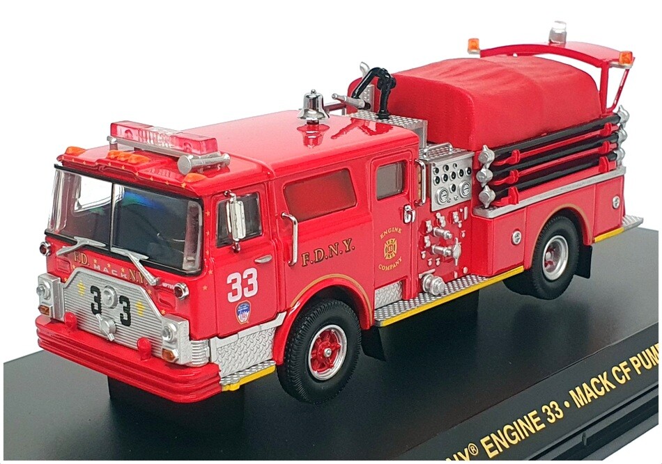 ミニカー CODE3 1/64 MACK C PUMPER N.Y.F.D Code 3 Classics Yellow FDNY Mack CF Pumper 58 Fire Truck No