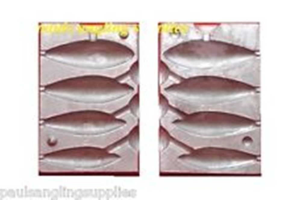 Sea Fishing Lead Weight Mould 3,4,5,6 oz INC 50 LOOPS AND 50 SWIVELS
