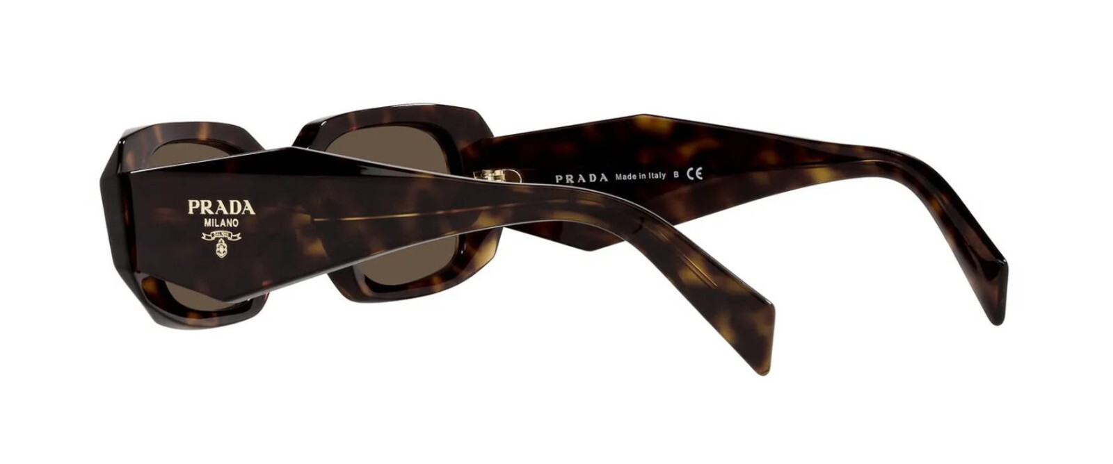 Pre-owned Prada Pr 17ws Dark Havana/brown (2au-8c1) Sunglasses
