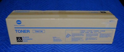 New Genuine Konica Minolta TN611K Black Toner Cartridge A070130 Bizhub C451 C550