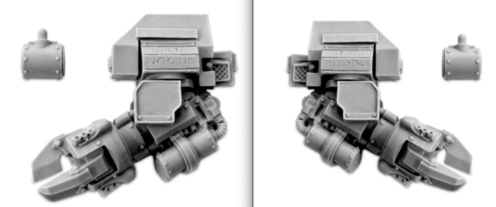 Salamander Dreadnought Dreadfire Close Combat Arms (Left +