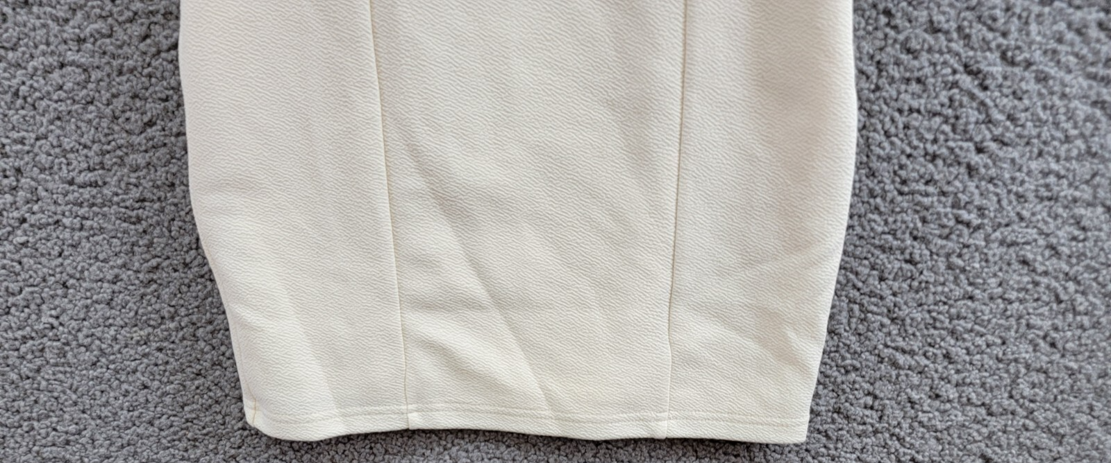 With Jules Sleeveless Bow-Back Ponte-Knit Dress Big Girls L Cream Zip Closure - Picture 4 of 15