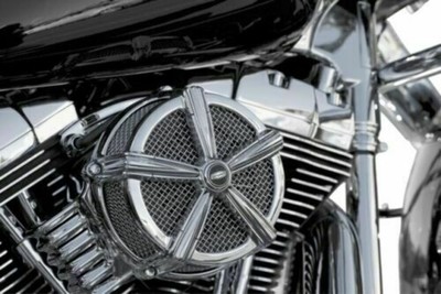 Kuryakyn 9451 Hi-Five Mach 2 Air Cleaner Chrome for Harley Custom Applications
