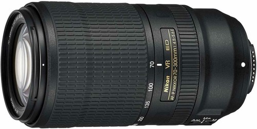 Nikon Telephoto Zoom Lens Af P Nikkor 70 300mm F 4 5 5 6e Ed Vr Full Size For Sale Online